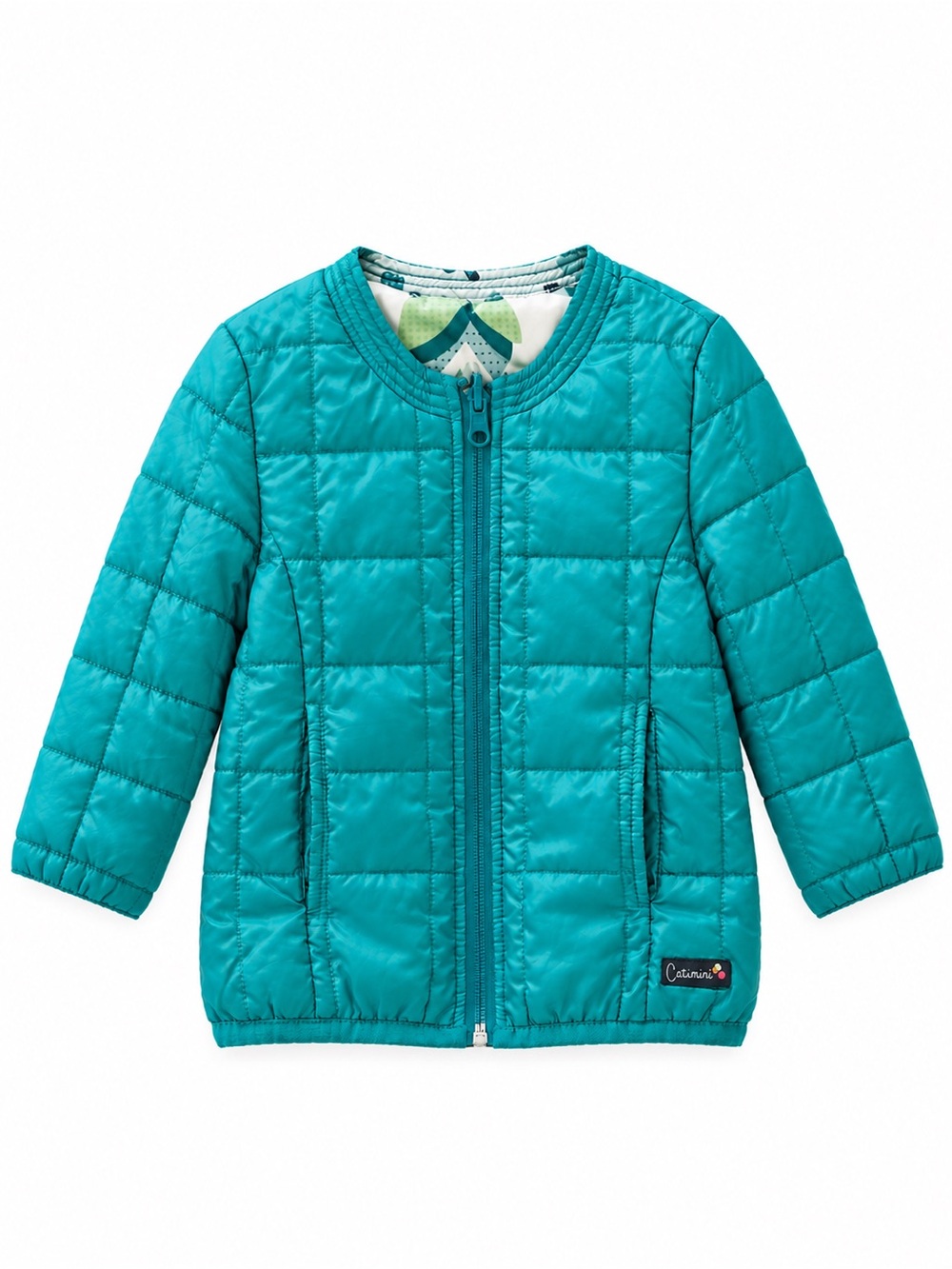CATIMINI Girls Quilted Reversible Puffer Jacket 18 months